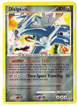 Pokemon Dialga Platinum Reverse Holo