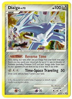 Pokemon Dialga Platinum Holo